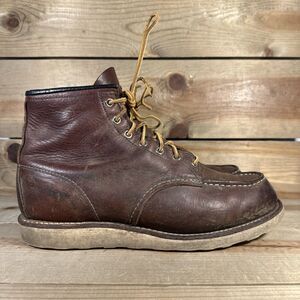 Mens Size 10 EE Red Wing Heritage 8138 Classic Briar Oil Slick 6” Moc Boots Shoe